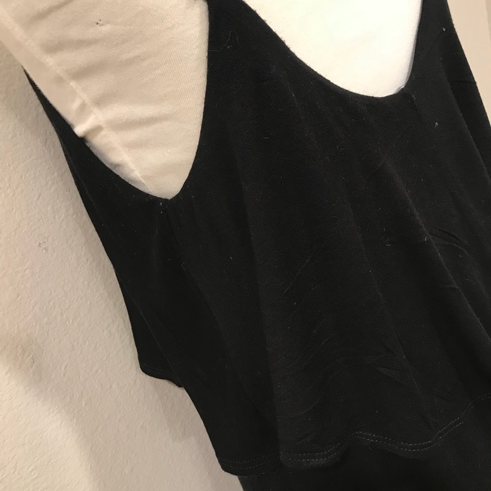 Forever 21 Black Maxi Flounce Dress - Picture 6 of 7